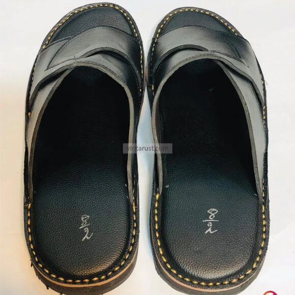 Men’s Black Peshawari Chappal, Traditional Peshawari Chappal main image 8